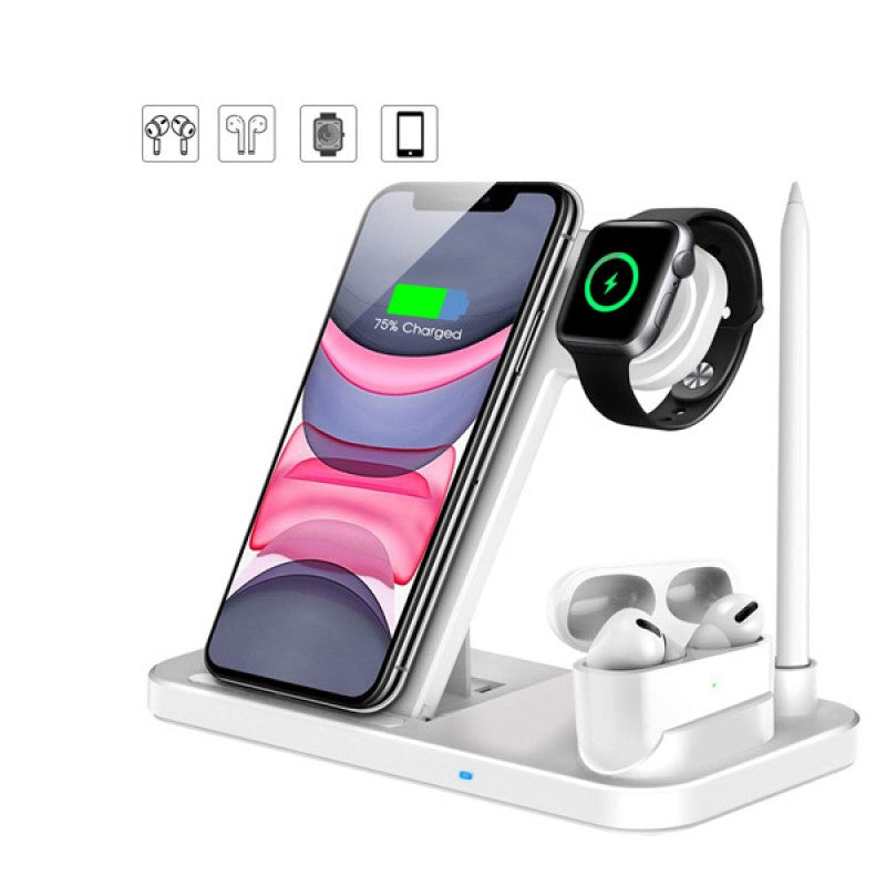 PBuddy 4in1 Wireless Charger, Fast Charging Station, Compatible With Pen IWatch, Airpods Pro, Compatible With IPhone 1112 13 14pro Max/X/XS/XR/Xs 8 Plus, Samsung Galaxy S20/S10 (Adapter Inc) PBuddy 4in1 Wireless Charger, Fast Charging Station, Compatible With Pen IWatch, Airpods Pro, Compatible With IPhone 1112 13 14pro Max/X/XS/XR/Xs 8 Plus, Samsung Galaxy S20/S10 (Adapter Inc)